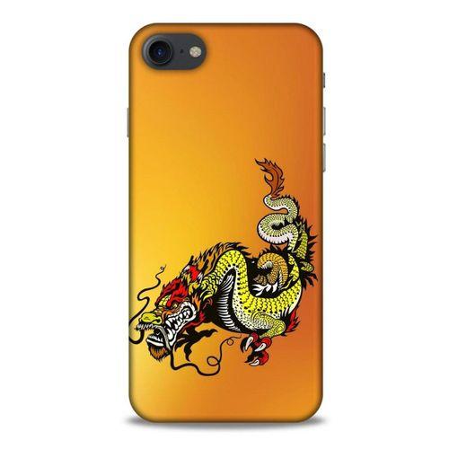 Apple Iphone 7 Kılıf Dragons (28) Arka Kapak Tatoo Sarı Ejderha
