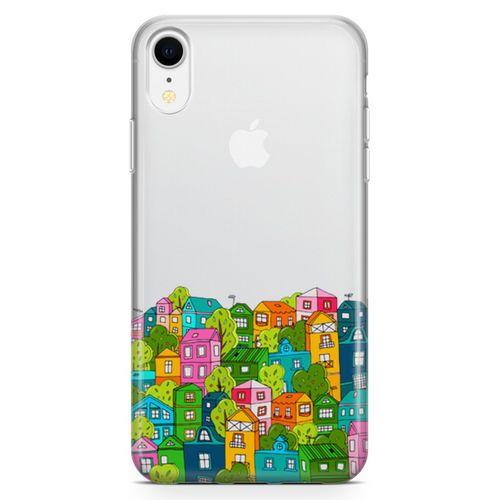 Apple iPhone XR Kılıf Bizim Mahalle Arka Kapak Koruma Desenli Full Koruyucu