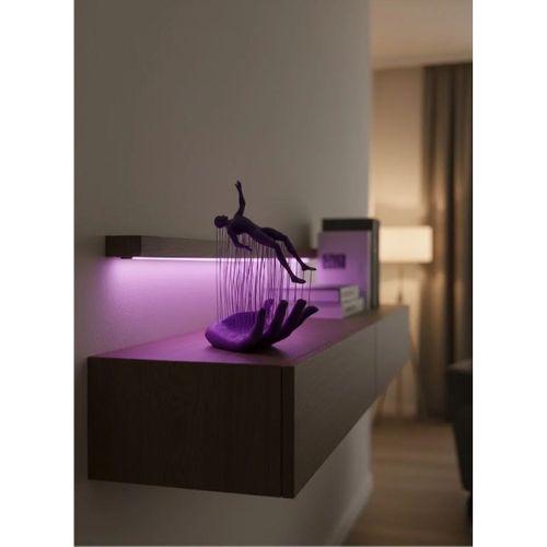 Mor El İnsan Figürü Dekoratif Biblo Minimal Modern Salon Raf Ve Masa Üstü Aksesuar