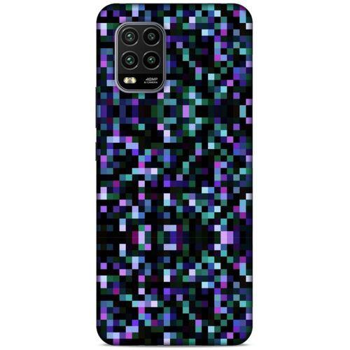 Lopard Xiaomi Mi 10 Lite Uyumlu Kılıf PiXel (24) Darbe Emici Kılıf Rainbow