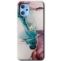 Reeder S19 Max Pro Kılıf HD Desen Baskılı Arka Kapak - Liquid Mermer