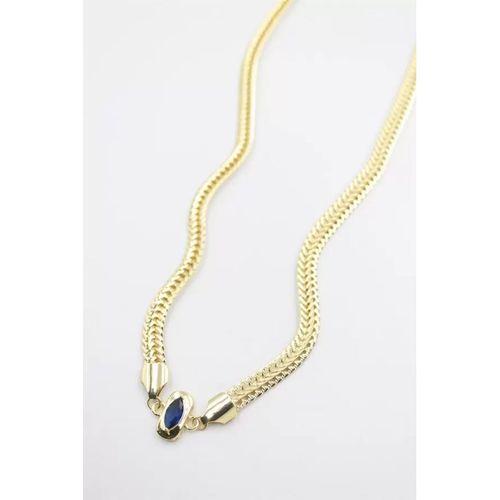 Taşlı Vip Kolye - Altın