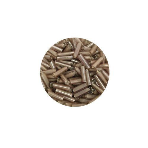 Uzun Boru Kesme Boncuk Çap 2mm Uzunluk 10 mm - 20 Gram - Duman - BNC253