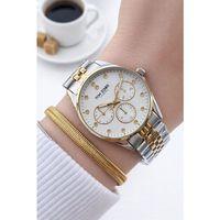 Tom Jones Çelik Kordon 2 Yıl Garantili 3 Atm Suya Dayanıklı Kadın Kol Saati+Bileklik BTJ.1384.4