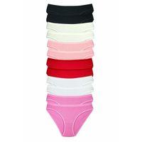 12 Adet Fitilli Pamuklu Kadın Kaşkorse Bikini Külot