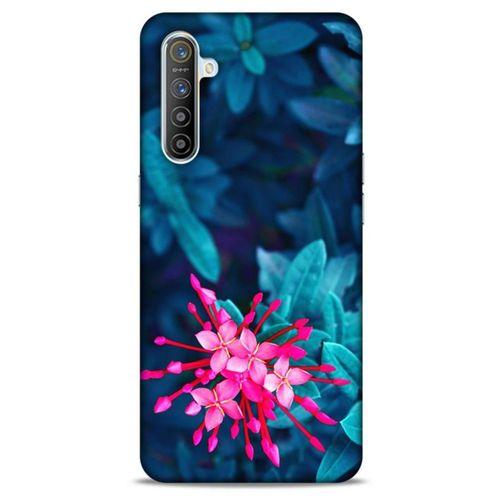 Lopard Oppo Realme XT Uyumlu Kılıf Bahar (10) Full Koruma Kılıfı Pembe Çiçek