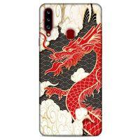 Samsung Galaxy A20s Kılıf Japonya (6) Silikon Kılıf Ejderha