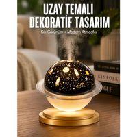 Aromaterapi Hava Nemlendirici Gece Lambası Uzay Model Satürn Oda Kokusu