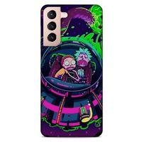 Samsung Galaxy S21 Uyumlu Kılıf Rick And Morty (30) Silicone Case Doofus Rick