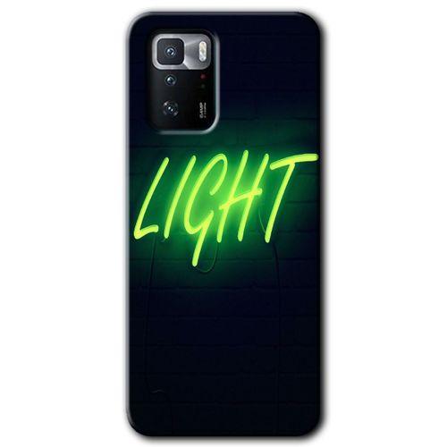 Poco x3 GT Kılıf HD Desen Baskılı Arka Kapak - Neon İnscription