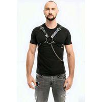 Zincir Detaylı Deri Erkek  Göğüs Harness - Brfm95