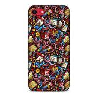 Graffitix (47) Desenli Silikon Kapak Apple iPhone SE 2020 Kılıf