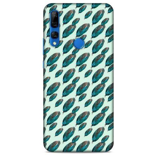 Huawei Y9 Prime 2019 Kılıf Desenli Özel Seri Tüyler (50) Shockproof Kılıf