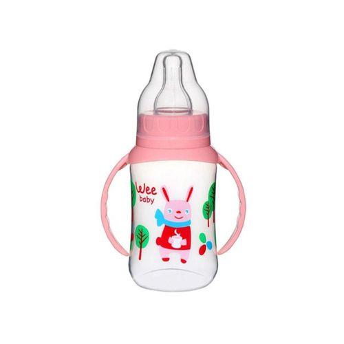 Wee Baby 744 Kulplu PP Biberon 150 Ml - Pembe