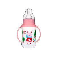 Wee Baby 744 Kulplu PP Biberon 150 Ml - Pembe