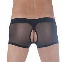 Br291121 Transparan Arkası Açık Mini Boxer