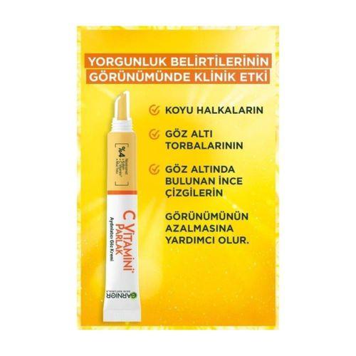 Garnier C Vitamini Parlak Aydınlatıcı Göz Kremi 15Ml