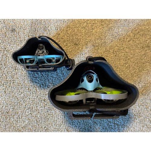 Tinywhoop Düşük Profil Kılıf Webbing Klipsiz (Bu ürün Sadece Plastik parçadır - Almadan Önce Soru Sorabilirsiniz)