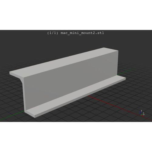 Mac Mini Masa Altı Montaj 3D Baskı (Bu ürün Sadece Plastik parçadır - Almadan Önce Soru Sorabilirsiniz)