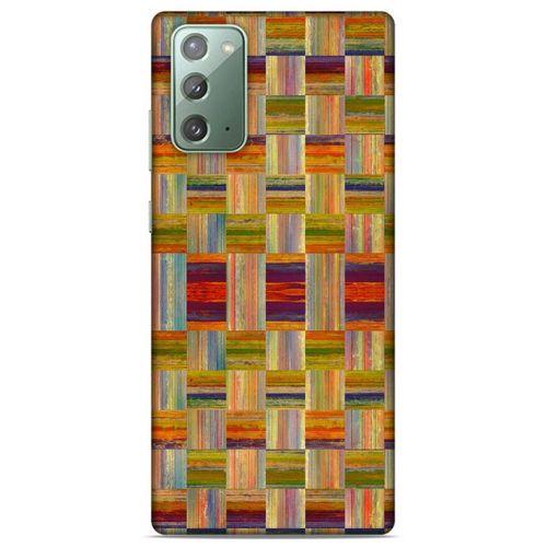 Lopard Samsung Galaxy Note 20 Uyumlu Kılıf Wood'X (49) Ultra Silikon Kılıf Baskılı
