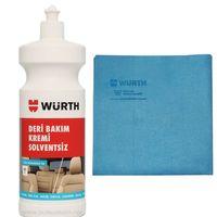 Würth Deri Besleyici Bakım Kremi 500 ml + Güderi Bez Mavi 130 gr
