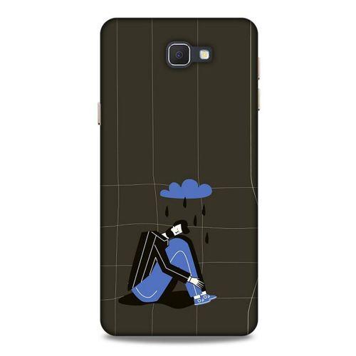 Samsung Galaxy J7 Prime Kılıf Depresyon (33) Hybrid Kılıf Kahve Toz Pembe