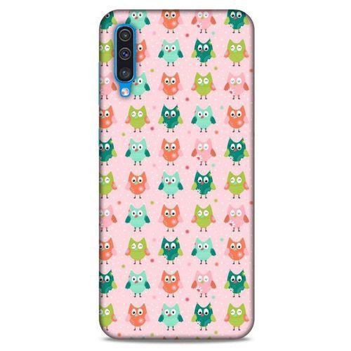 Baykuşlar (44) Desenli Silikon Kapak Telefon Kabı Samsung Galaxy A50 Kılıf