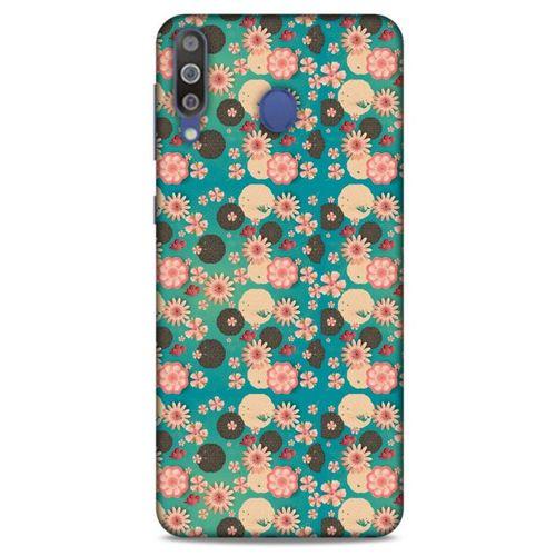 Samsung Galaxy M30 Kılıf Japonya (22) Tam Koruma Kılıfı Japon Çiçeği Febreze