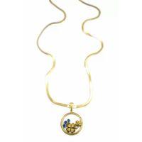 Yoncalı Fanus İtalyan Kolye - Altın