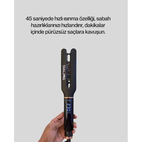 Daling Profesyonel Saç Düzleştirici Seramik Yüzey Tüm Saç Tipleri İçin