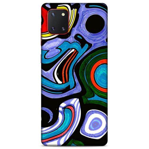 Lopard Samsung Galaxy Note 10 Lite Uyumlu Kılıf Soyut Sanat (25) Baskılı Antişok Kapak