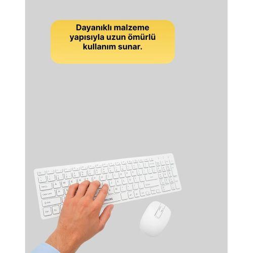 Kablosuz Klavye Mouse Takımı - Ergonomik, Sessiz Ve Enerji Tasarruflu