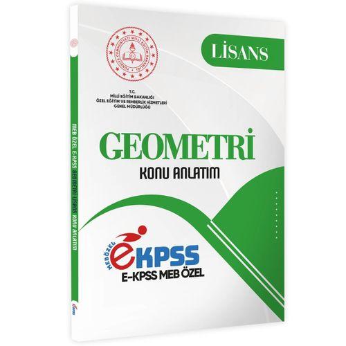 2026 EKPSS Lisans GEOMETRİ MEB Özel Konu Anlatımı Kitabı (A4 Boyutlu Renkli Baskı)