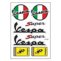 VESPA Vespa A4 Sticker 082 Tek Paket Çoklu