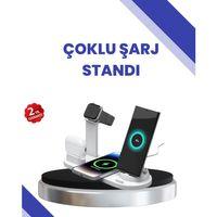 Masaüstü Düzenleyici 4’ü 1 Arada Kablosuz Şarj Aksesuarı