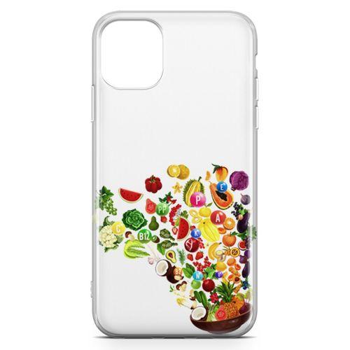 Apple iPhone 11 Pro Kılıf Vitamin Tablosu Arka Kapak Koruma Desenli Full Koruyucu