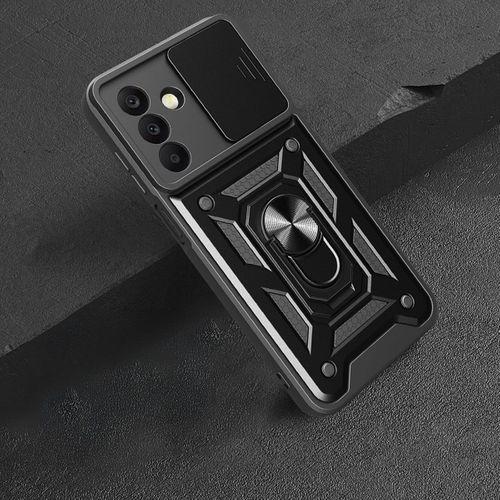 Galaxy A26 Kılıf Magnetik Standlı Kamera Korumalı Zore Sürgülü Vega Kapak