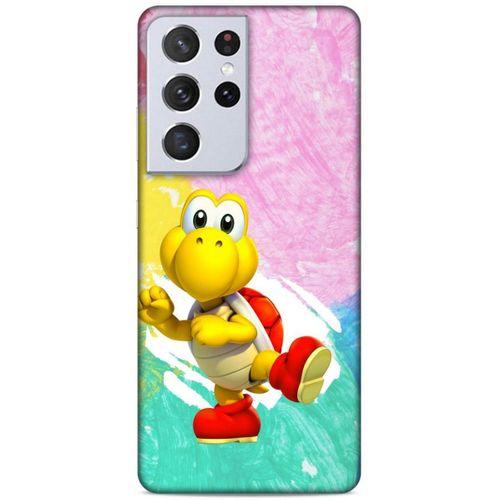 Lopard Samsung Galaxy S21 Ultra Uyumlu Kılıf GameX (11) Tam Koruma Sarı