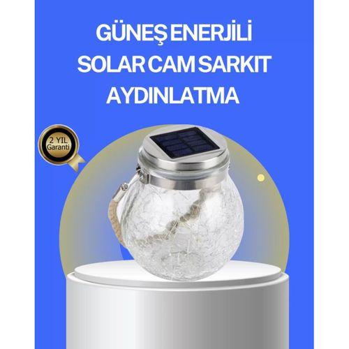 Bahçe Ve Teras İçin Solar Cam Sarkıt Led Aydınlatma