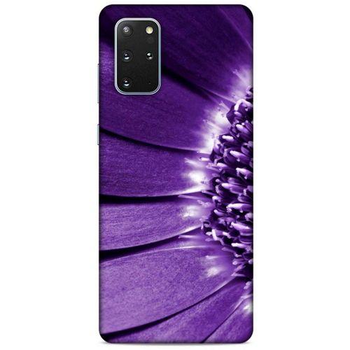 Samsung Galaxy S20 Plus Uyumlu Kılıf Mor Delisi (36) Glitter Kılıf Çiçek