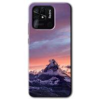 Redmi 10C Kılıf HD Desen Baskılı Arka Kapak - Zirve + Kırılmaz Cam
