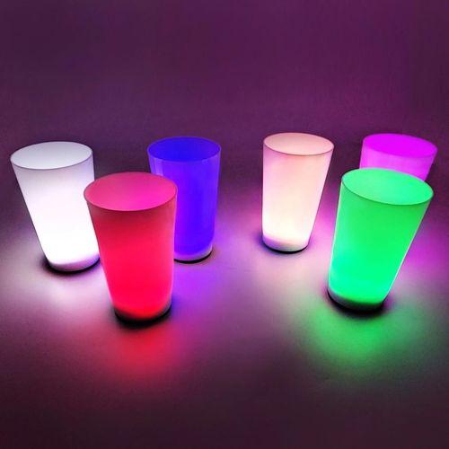 Glow Partisi Bardakları 6 Renk 6 Adet 1.5 Oz 4.5 X 6.5 Cm - Lisinya