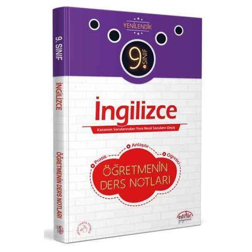 9.Sınıf İngilizce Öğretmenin Ders Notları Editör Yayınları