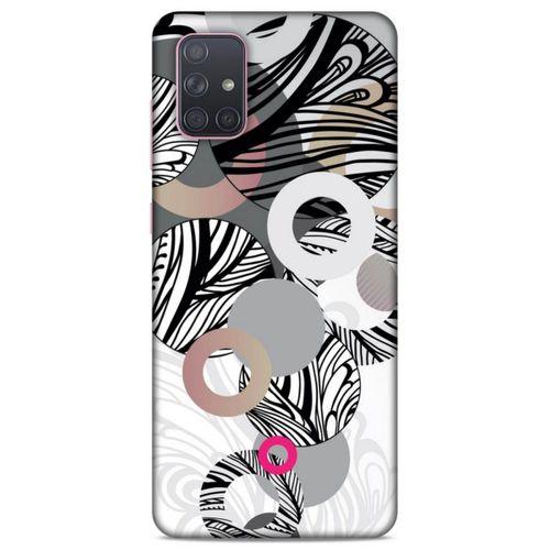 Lopard Samsung Galaxy A71 Uyumlu Kılıf Soyut Sanat (42) Desenli Rugged Armor Kılıf