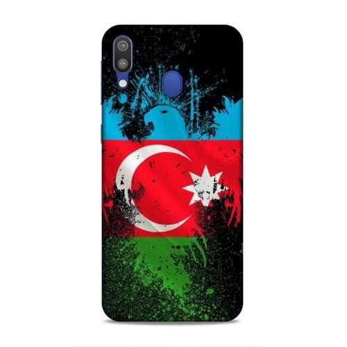 Samsung Galaxy M20 Uyumlu Kılıf Azarbaijan (34) Slim Armor Kılıf Bayrak