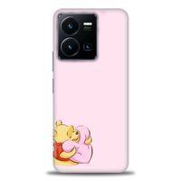 Xiaomi Redmi Note 12 5G Kılıf HD Baskılı Kılıf - Winnie the Pooh Kalpli + Tam Ekran Koruyucu