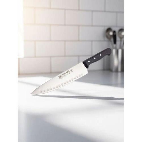 Sürbisa 61090 Oluklu Sürmene Şef Bıçağı Pimli Sap 22 Cm