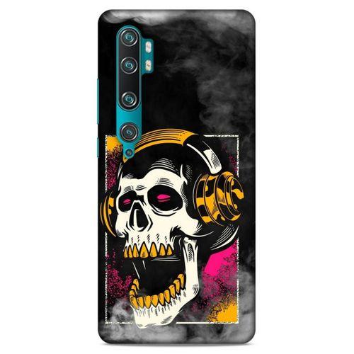Lopard Xiaomi Mi Cc9 Pro Uyumlu Kılıf Tattoo's (10) Full Koruma Kılıfı Turuncu