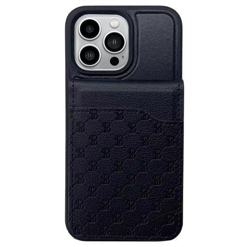 Santa Barbara Polo Racquet Club iPhone 13 Pro Max Timothy Cüzdanlı Standlı Kapak - Siyah
