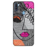 Lopard Samsung Galaxy A11 Uyumlu Kılıf Manipülasyon ☻ (2) Kabı Desenli